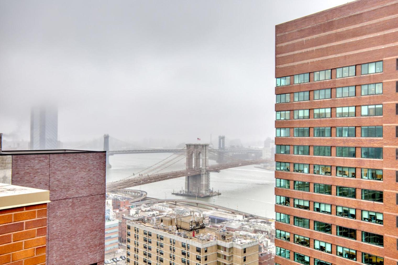 Appartamento Fidi 1br W Wd Dm Elevator Roof Nr Subway Nyc-912 *