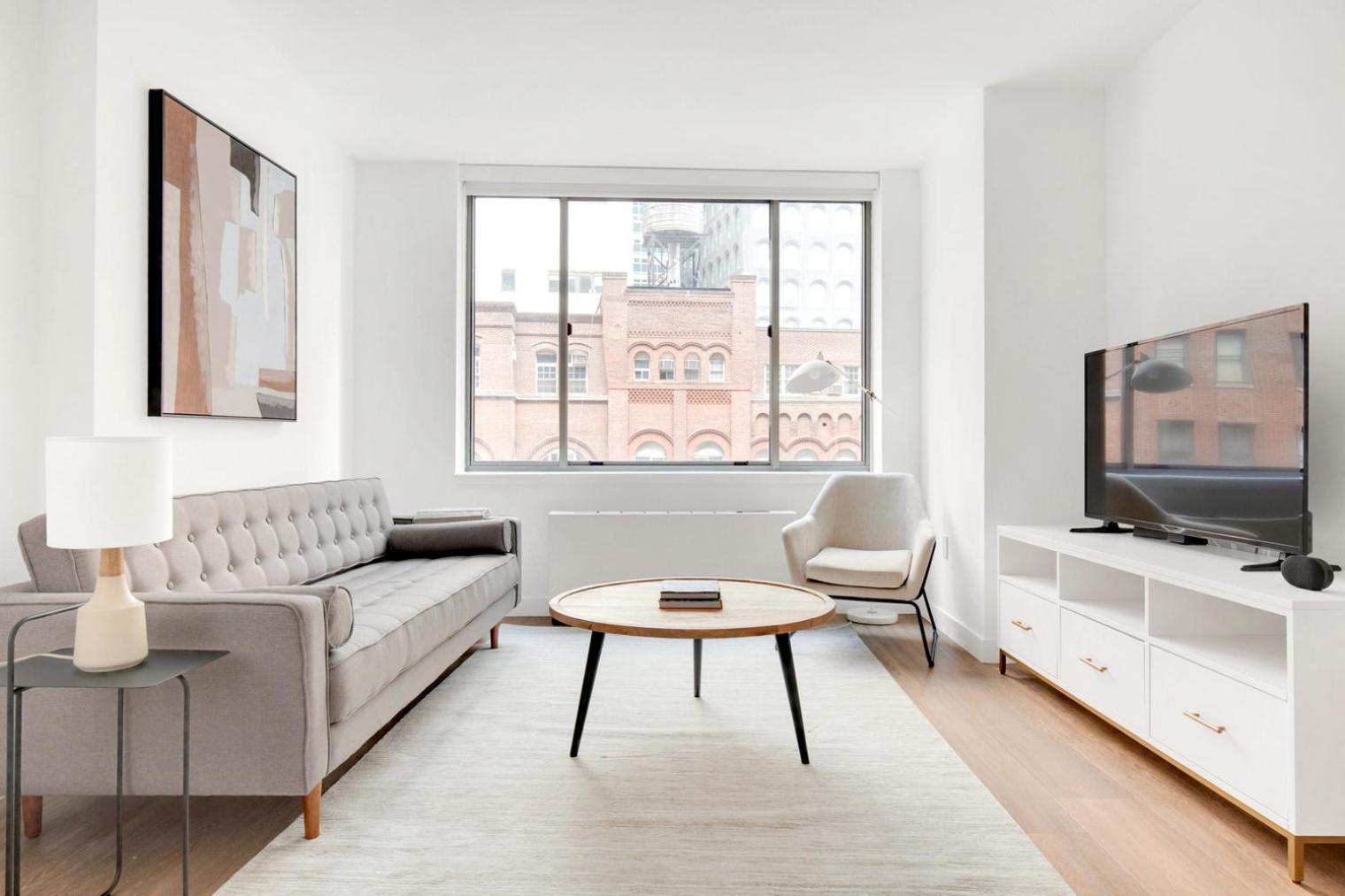 Appartamento Fidi 1br W Wd Dm Elevator Roof Nr Subway Nyc-912